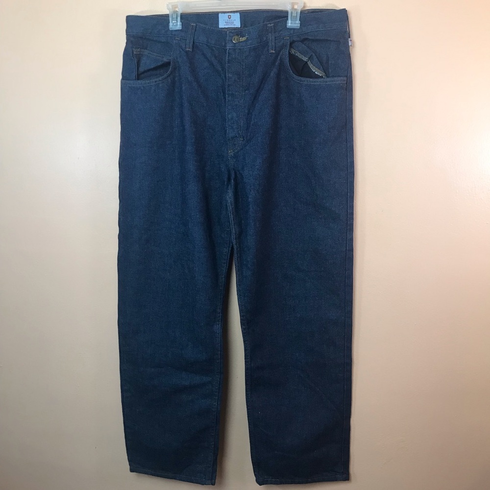 Tyndale FR Dark Wash Jeans Men 40x30 Flame Resistant Made in USA